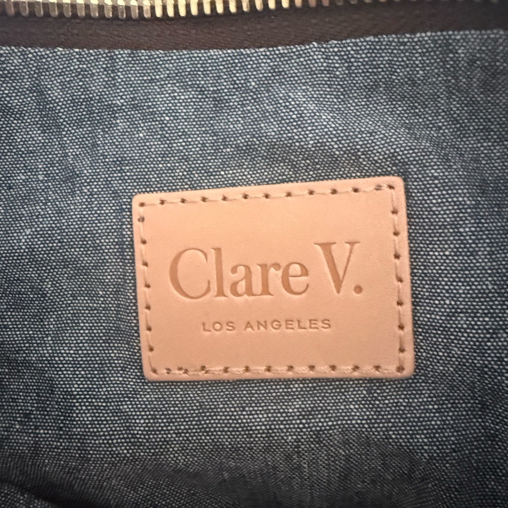 Clare V Lune Oat Shoulder Bag with Silver Accents -brand new - Picture 7 of 8
